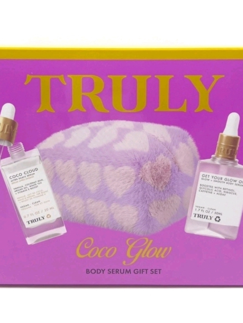 TRULY Coco Glow Body Serum Set - Pink, Lavender & Gold